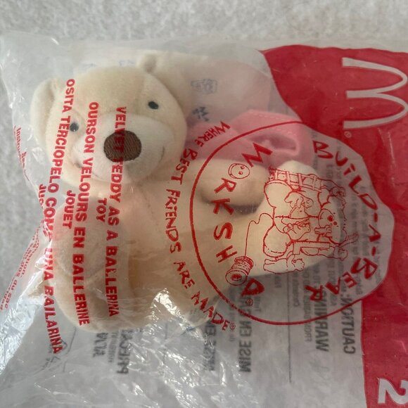Build A Bear Dimples & Velvet Teddy Ballerina McDonalds Happy Meal 2006 #2 #5 - Picture 12 of 13